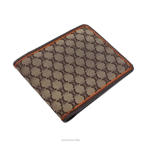 🔴 Celine Bifold Wallet - Triomphe Jacquard - Picture 2 of 8